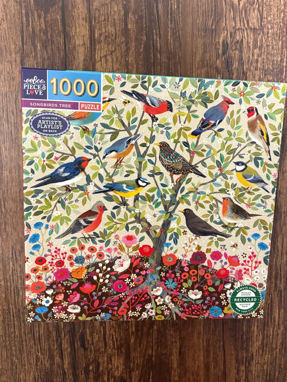 1000 Piece Puzzle - Songbirds